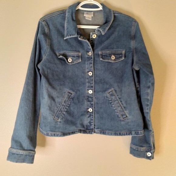 MADISON & Max petite denim jean jacket - Picture 1 of 6